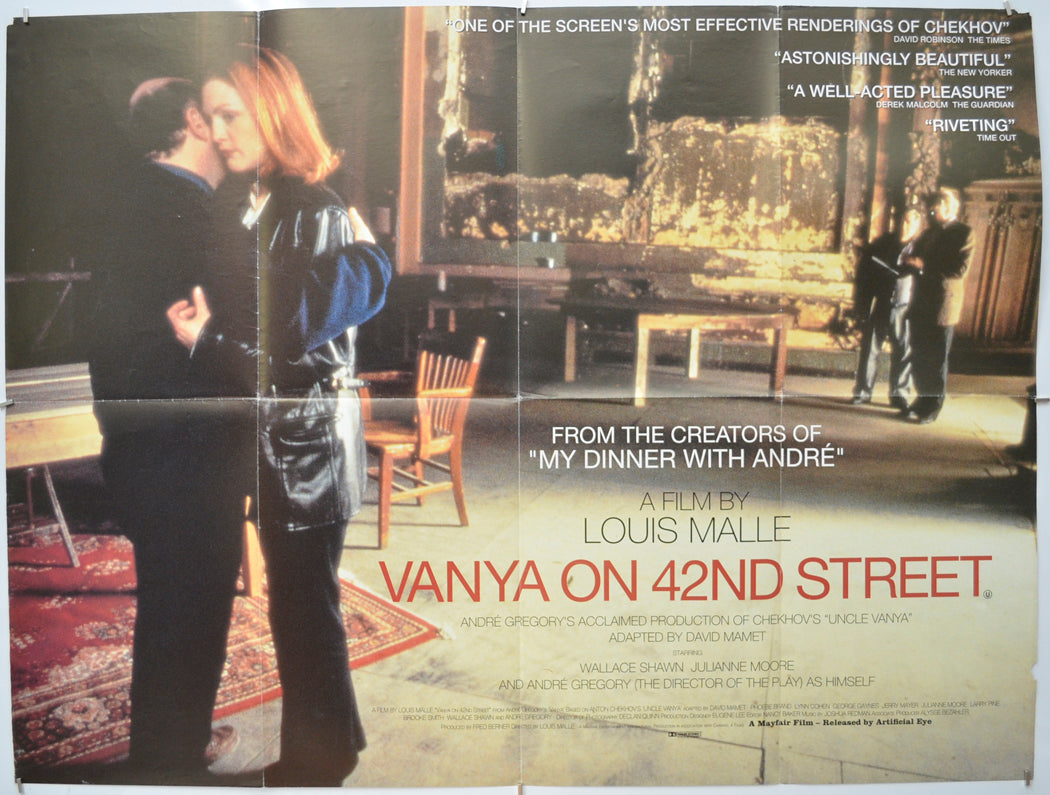 Vanya On 42nd Street - Original Quad Poster - Film Poster - Movie Poster