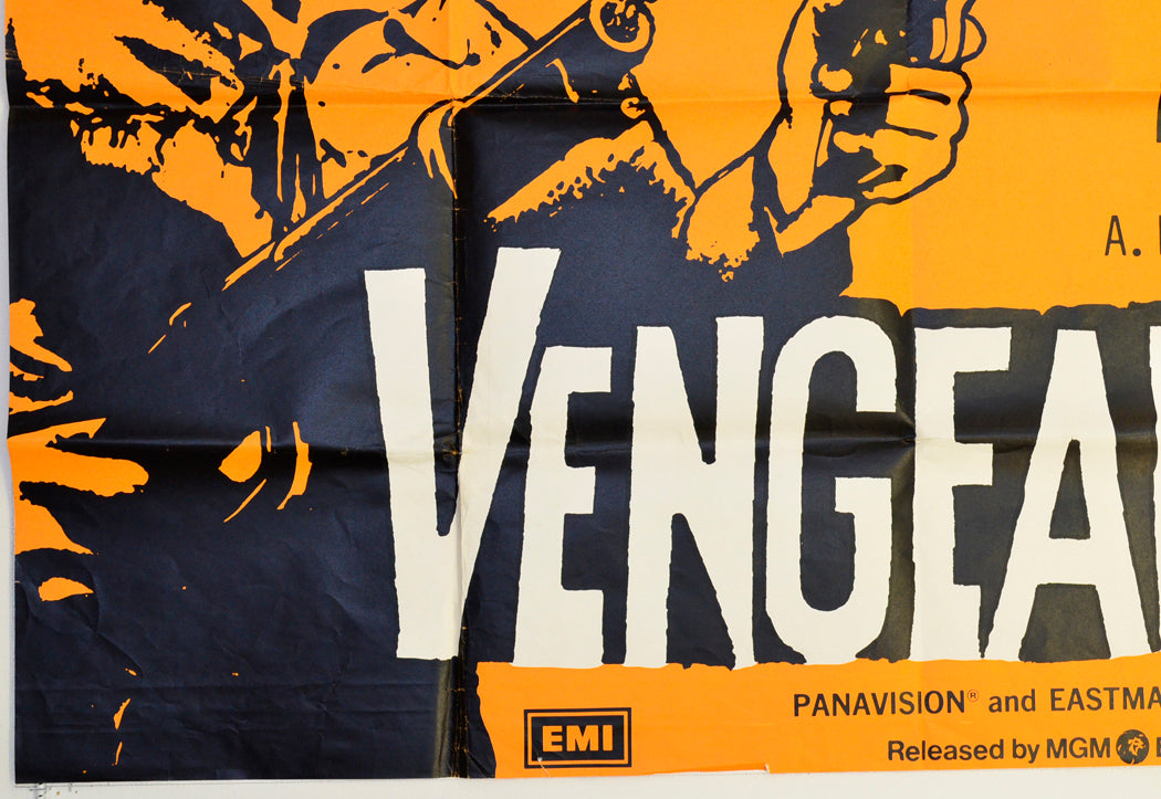 VENGEANCE (Bottom Left) Cinema Quad Movie Poster 