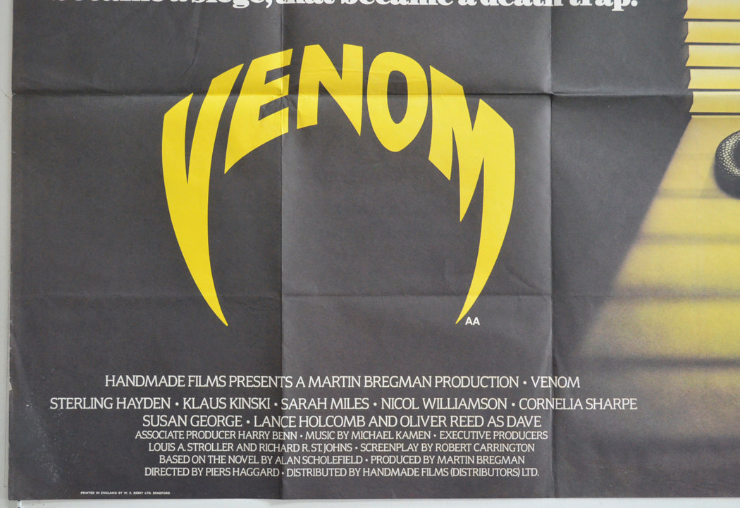 VENOM (Bottom Left) Cinema Quad Movie Poster 