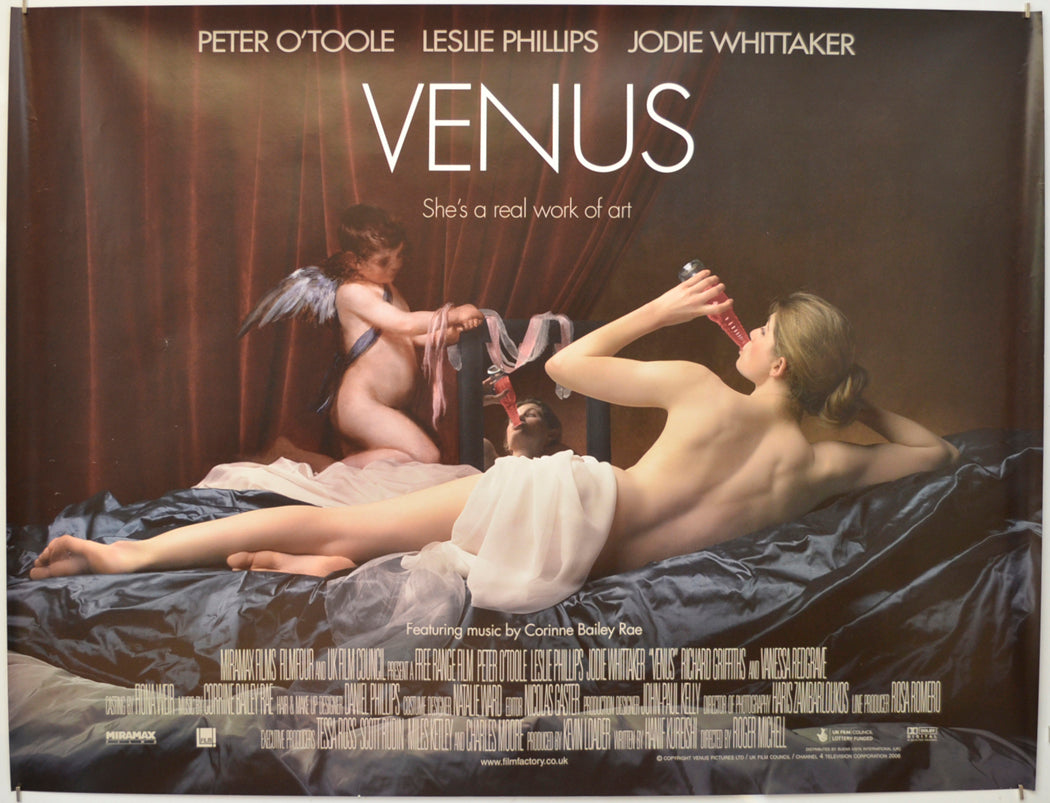 Venus Original Quad Poster - Film Poster - Movie Poster  