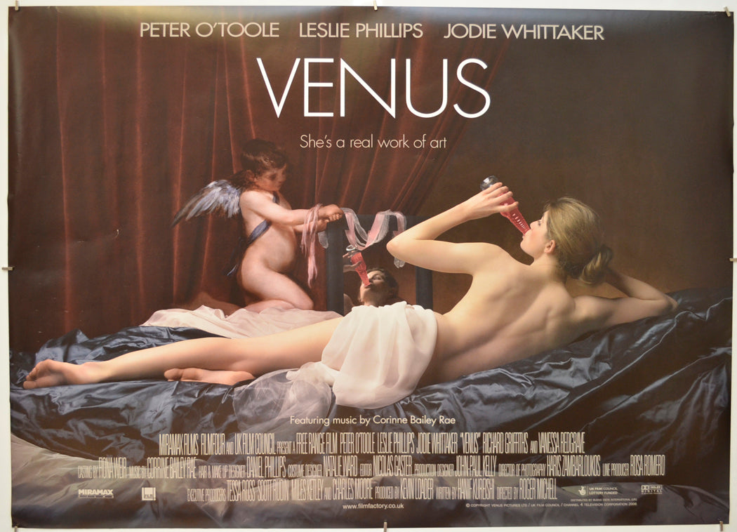 Venus Original Quad Poster - Film Poster - Movie Poster  