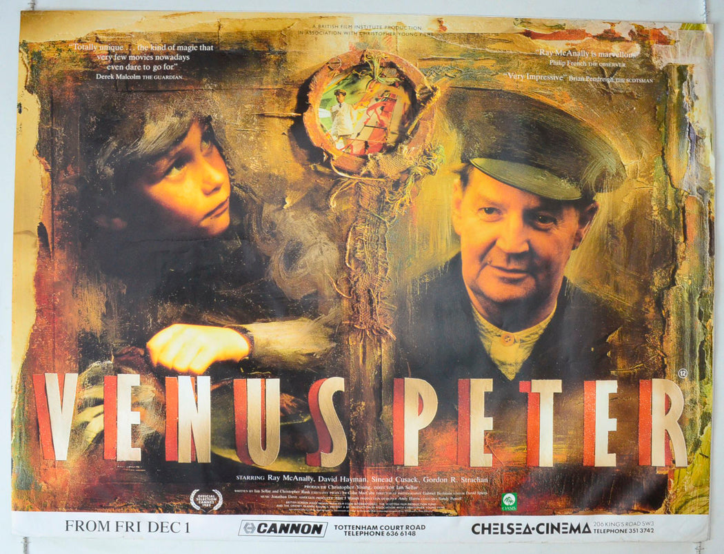 Venus Peter Original British Quad Poster - Movie Poster