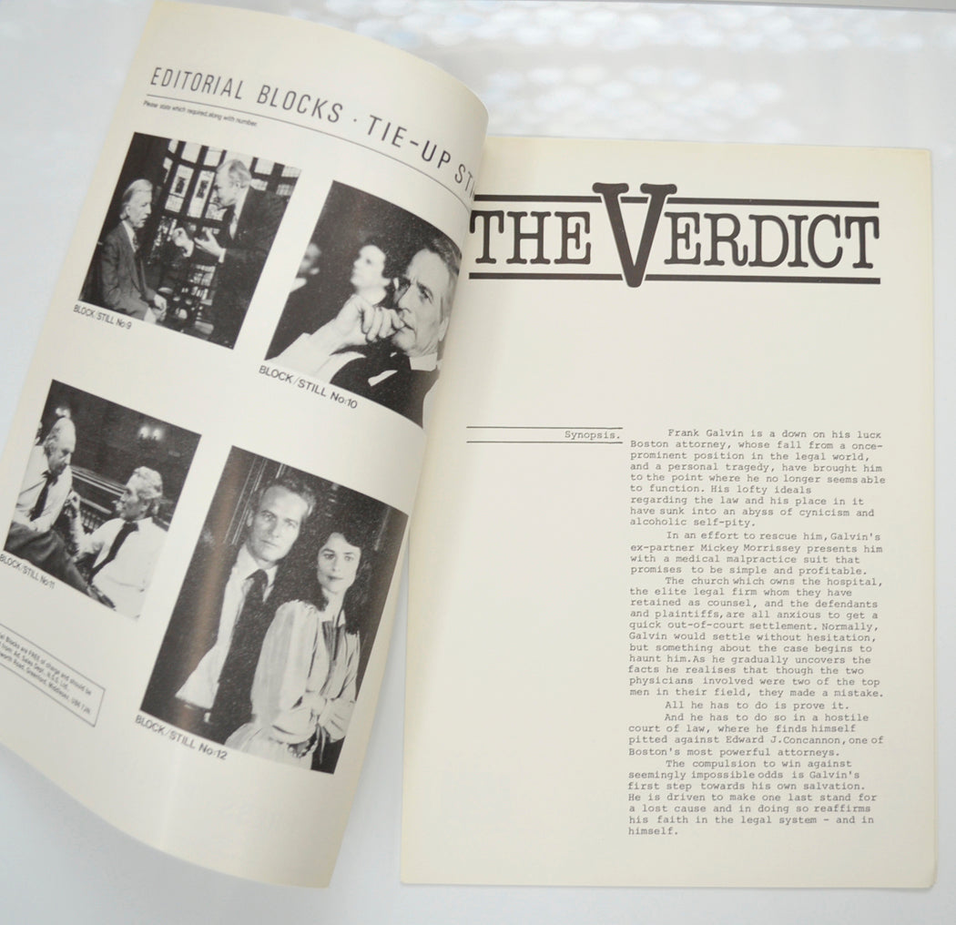 THE VERDICT Cinema Exhibitors Campaign Pressbook - INSIDE 