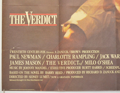 THE VERDICT (Bottom Left) Cinema Quad Movie Poster 