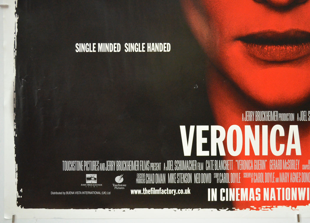 VERONICA GUERIN (Bottom Left) Cinema Quad Movie Poster 