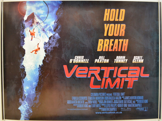 Vertical Limit  Original Quad Poster - Film Poster - Movie Poster 