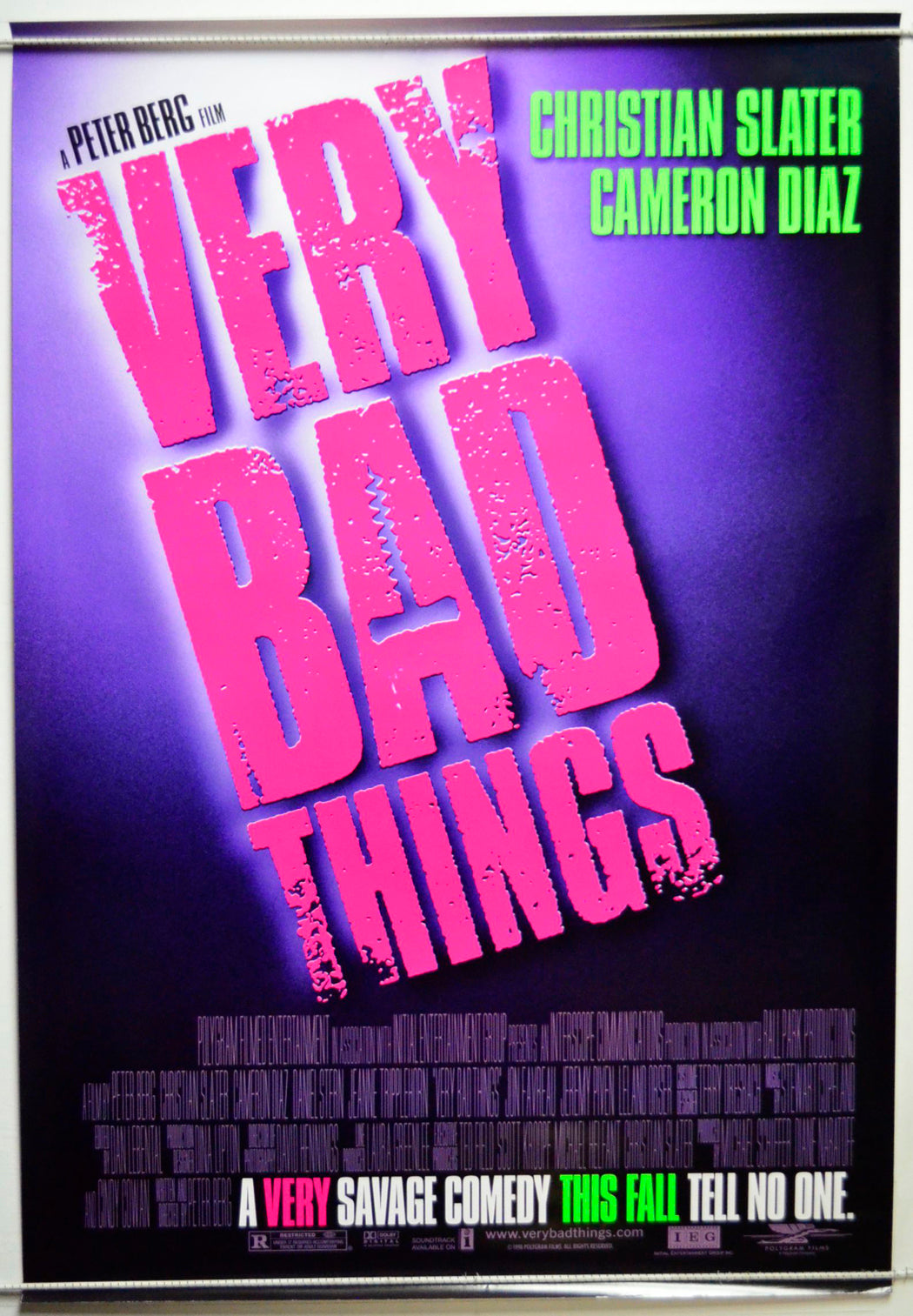 Very Bad Things Original One Sheet Poster - Movie Poster