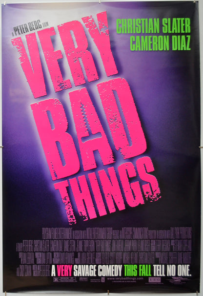 Very Bad Things Original One Sheet Poster - Film Poster - Movie Poster