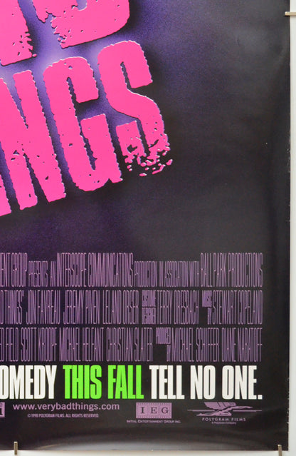 VERY BAD THINGS (Bottom Right) Cinema One Sheet Movie Poster 