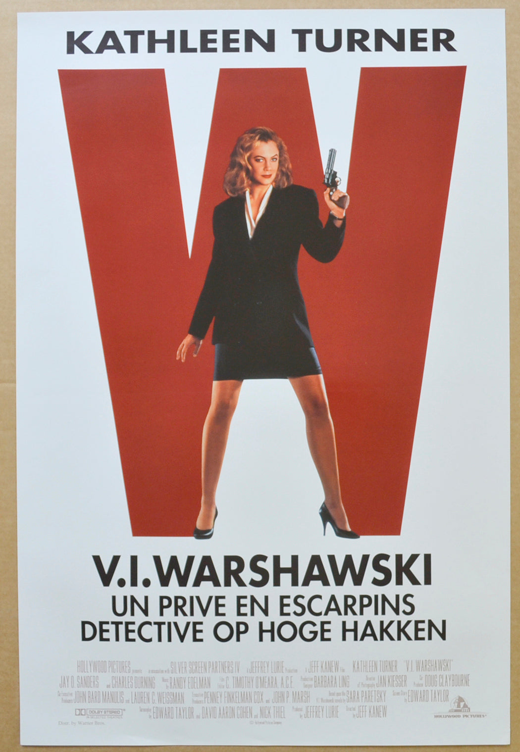 V.I. Warshawski  Original Belgian Poster - Film Poster - Movie Poster