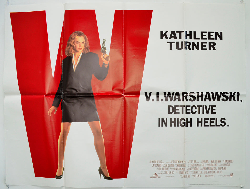 V.I. Warshawski Original Quad Poster - Film Poster - Movie Poster  