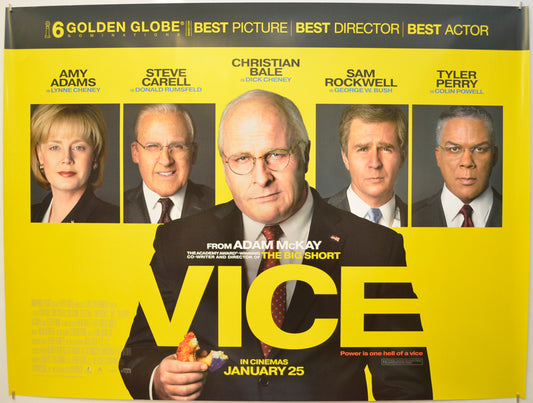 Vice Original Quad Poster - Film Poster - Movie Poster