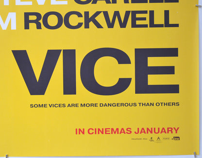 VICE (Bottom Right) Cinema Quad Movie Poster 