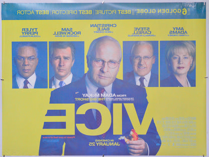 Vice (Back) Cinema Quad Movie Poster 