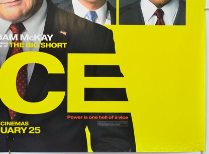 Vice (Bottom Right) Cinema Quad Movie Poster 
