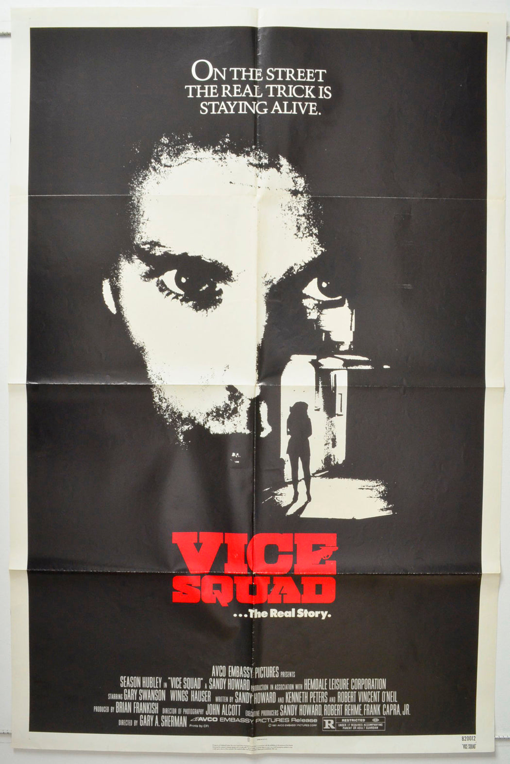 Vice Squad Original One Sheet Poster - Movie Poster