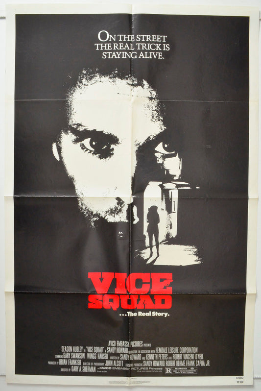 Vice Squad Original One Sheet Poster - Movie Poster