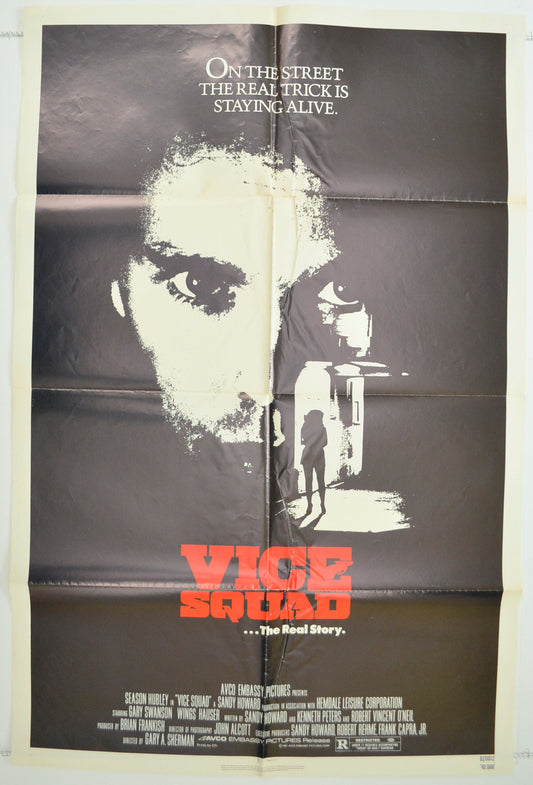 Vice Squad  Original One Sheet Poster - Film Poster - Movie Poster 