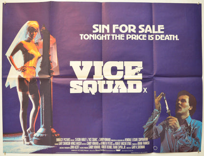 Vice Squad Original Quad Poster - Film Poster - Movie Poster  