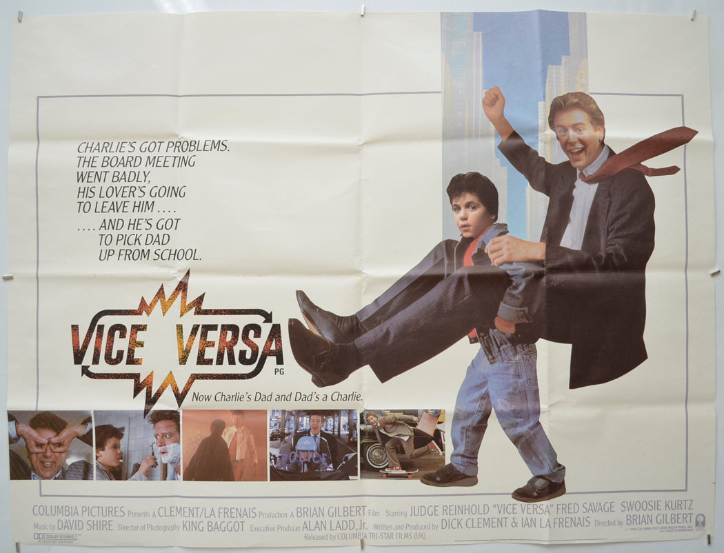 Vice Versa  Original Quad Movie Poster  