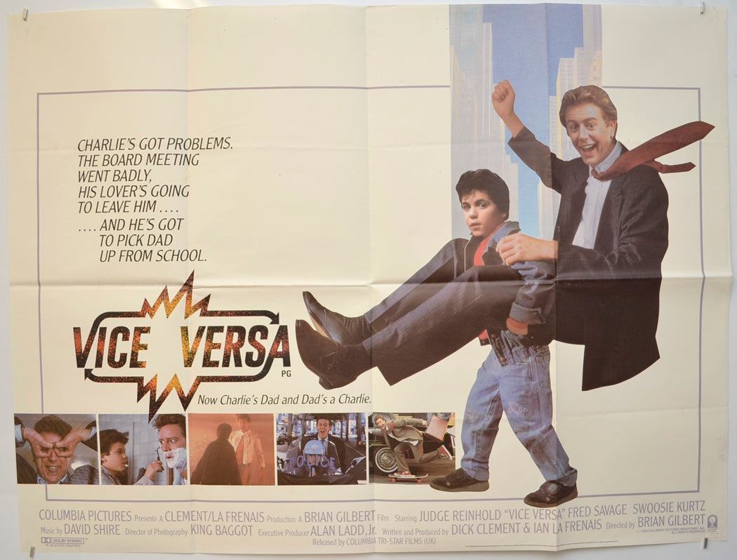 Vice Versa  Original Quad Poster - Film Poster - Movie Poster