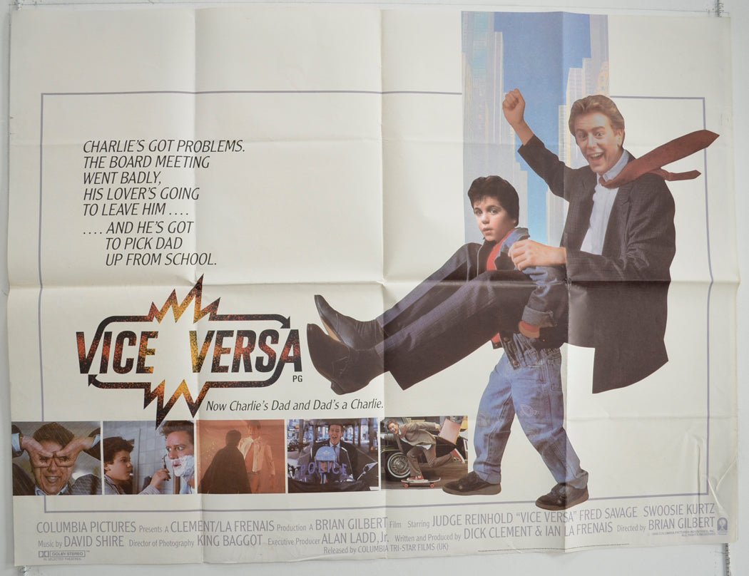 Vice Versa  Original British Quad Poster - Film Poster - Movie Poster 