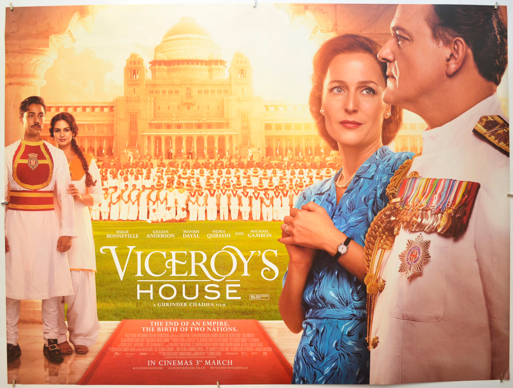 Viceroy's House Original Quad Poster - Film Poster - Movie Poster