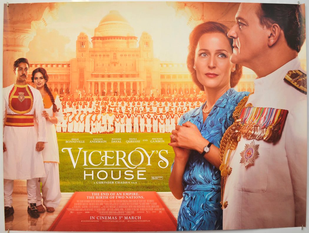 Viceroy's House Original Quad Poster - Film Poster - Movie Poster