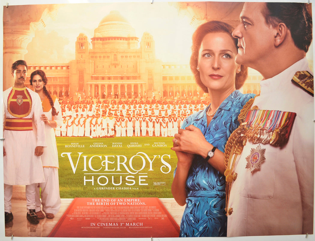 Viceroy's House Original Quad Poster - Film Poster - Movie Poster