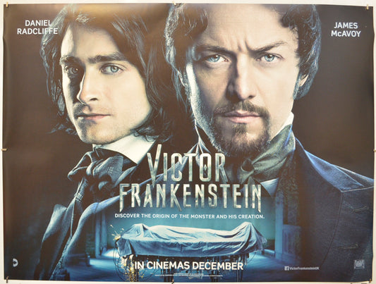 Victor Frankenstein  (Teaser / Advance Version)   Original Quad Poster - Film Poster - Movie Poster