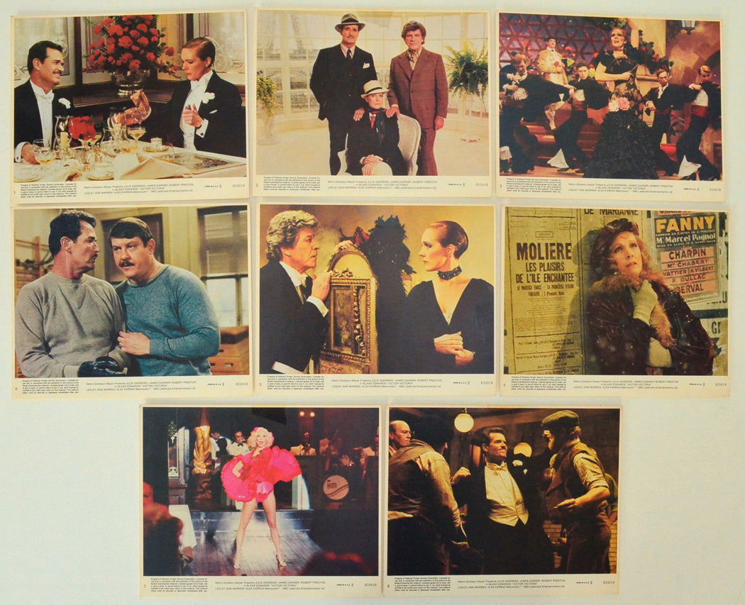 Victor Victoria Original Set of 8 Lobby Cards / Colour F.O.H. Stills 