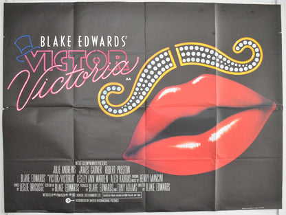 Victor Victoria  Original British Quad Poster - Film Poster - Movie Poster 