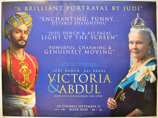 Victoria And Abdul Original Quad Poster - Film Poster - Movie Poster