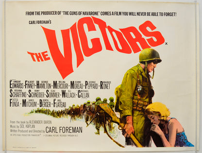 The Victors Original Quad Poster - Film Poster - Movie Poster  