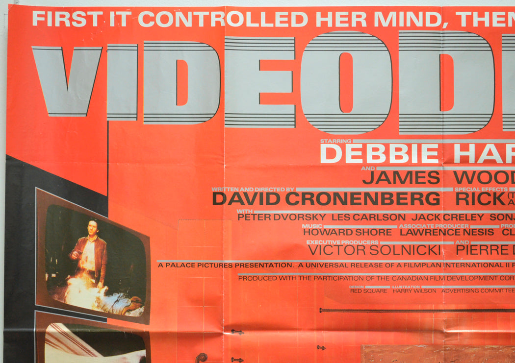 VIDEODROME (Top Left) Cinema Quad Movie Poster 