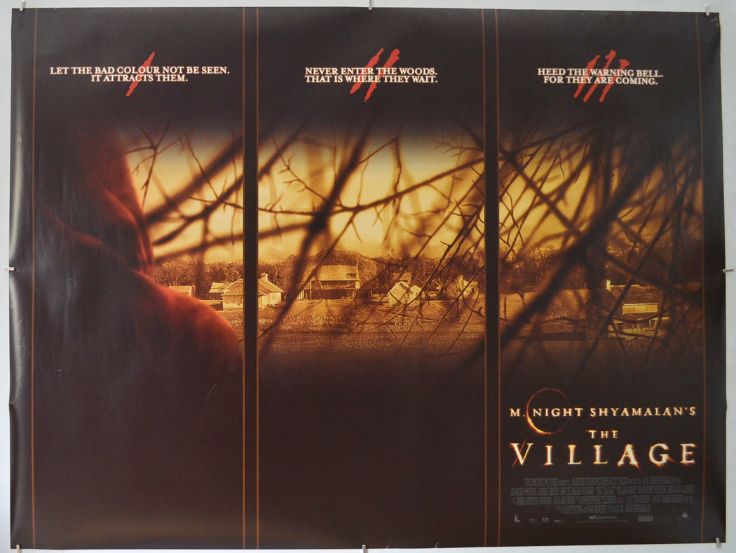 The Village Original Quad Poster - Film Poster - Movie Poster  