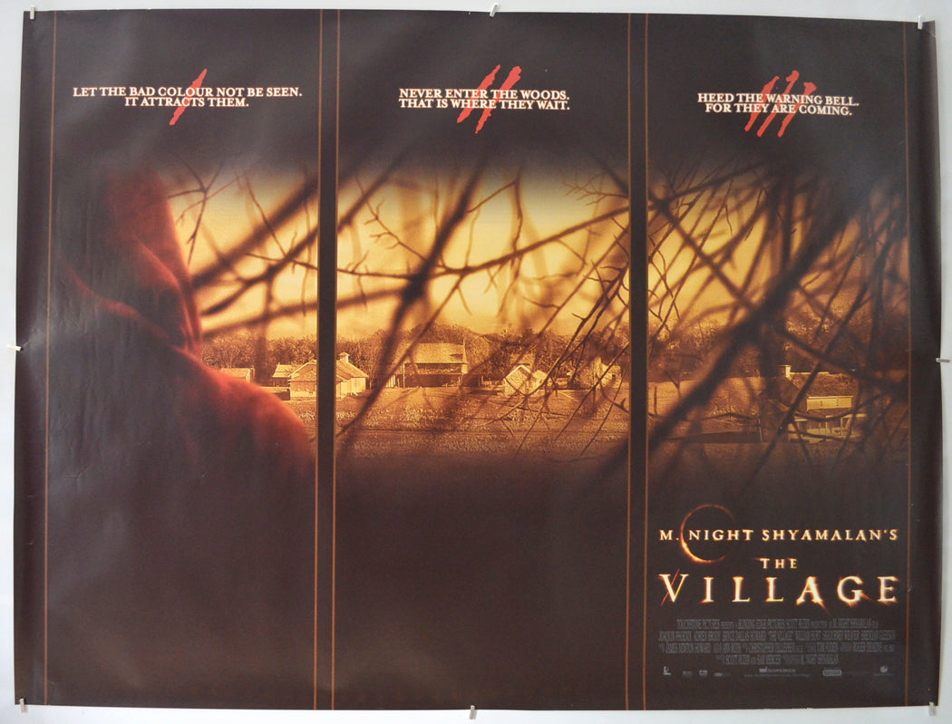 The Village Original Quad Poster - Film Poster - Movie Poster  