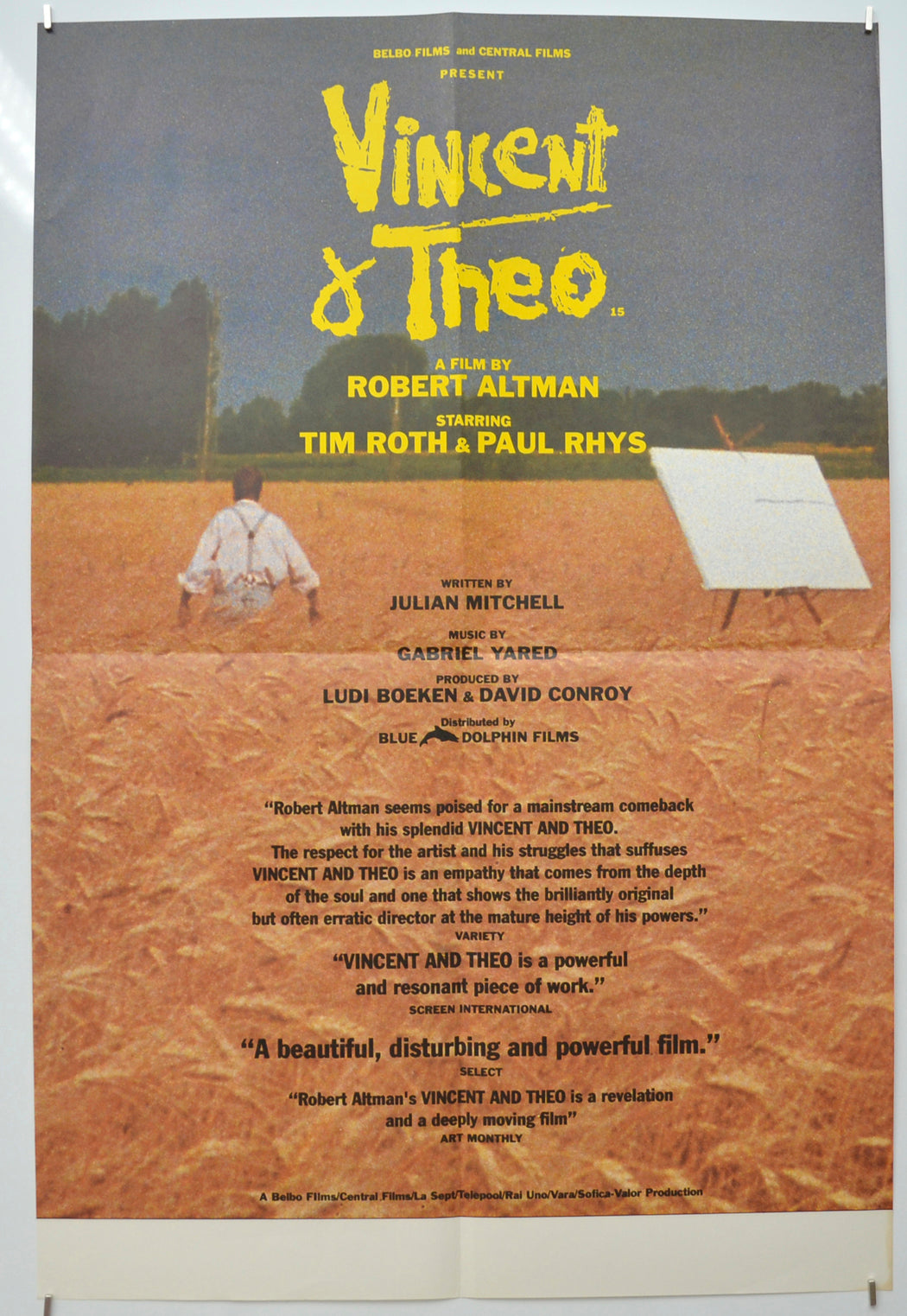 Vincent And Theo  Original Double Crown Poster - Film Poster - Movie Poster