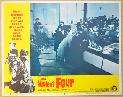 THE VIOLENT FOUR (Card 2) Cinema Lobby Card Set 