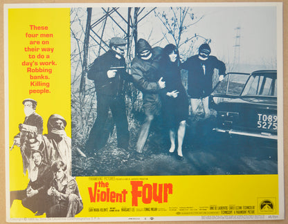 THE VIOLENT FOUR (Card 6) Cinema Lobby Card Set 