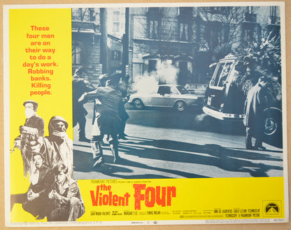 THE VIOLENT FOUR (Card 7) Cinema Lobby Card Set 