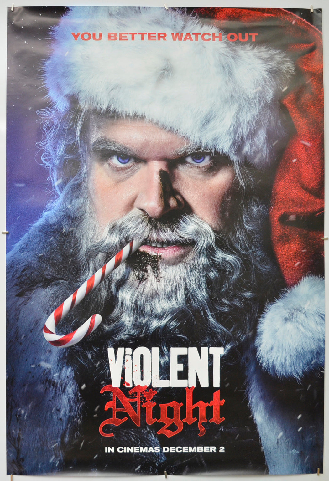 Violent Night (Teaser / Advance Version) Original One Sheet Poster - Film Poster - Movie Poster  