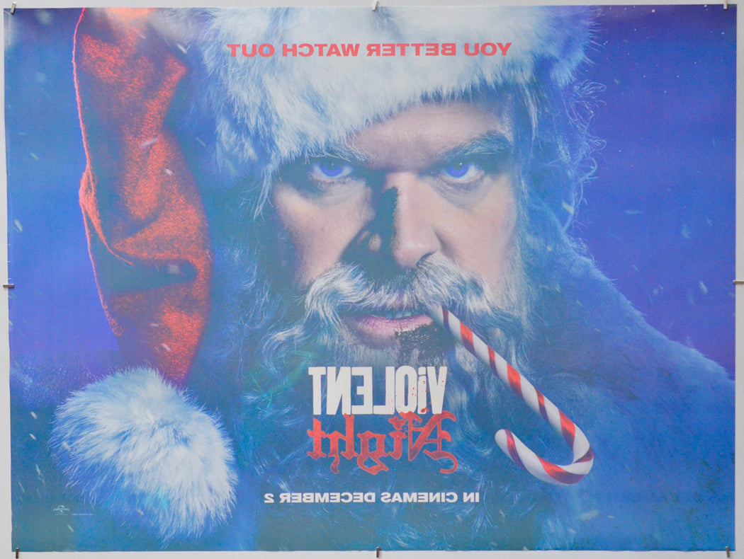 Violent Night (Back) Cinema Quad Movie Poster 