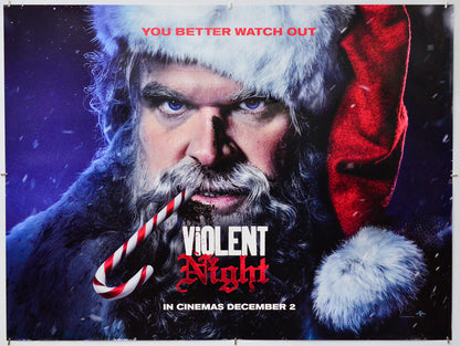 Violent Night - Original Quad Poster - Film Poster - Movie Poster