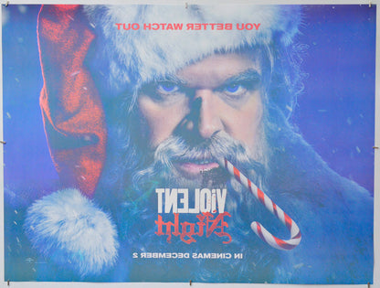 Violent Night (Back) Cinema Quad Movie Poster 