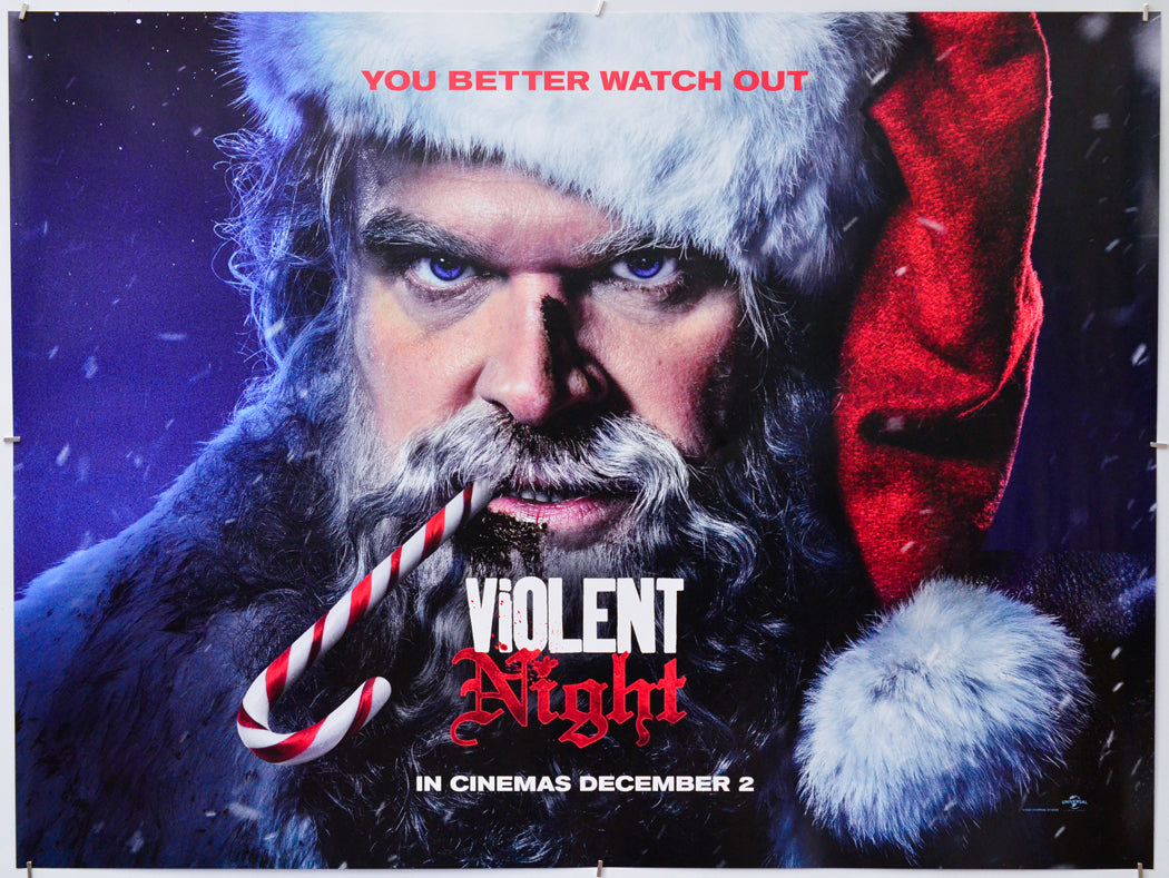 Violent Night - Original Quad Poster - Film Poster - Movie Poster