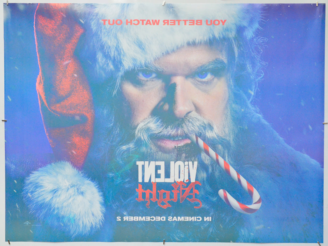 Violent Night (Back) Cinema Quad Movie Poster 