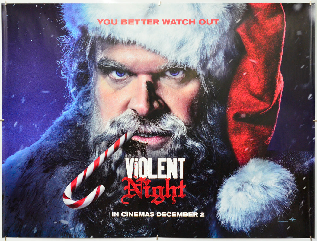 Violent Night - Original Quad Poster - Film Poster - Movie Poster