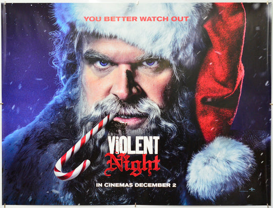 Violent Night - Original Quad Poster - Film Poster - Movie Poster