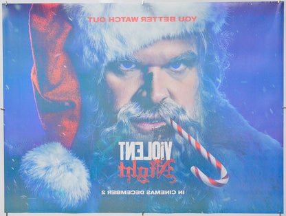 Violent Night (Back) Cinema Quad Movie Poster 